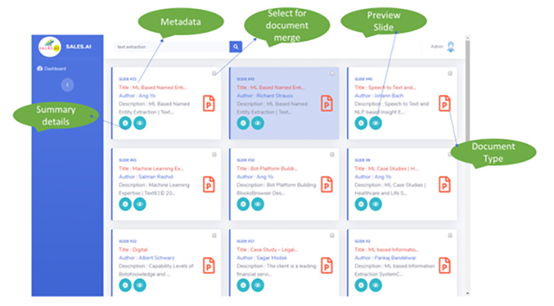 Sample User Interface