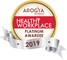 Persistent Systems receives 2019 Arogya World Healthy Workplace Platinum Award