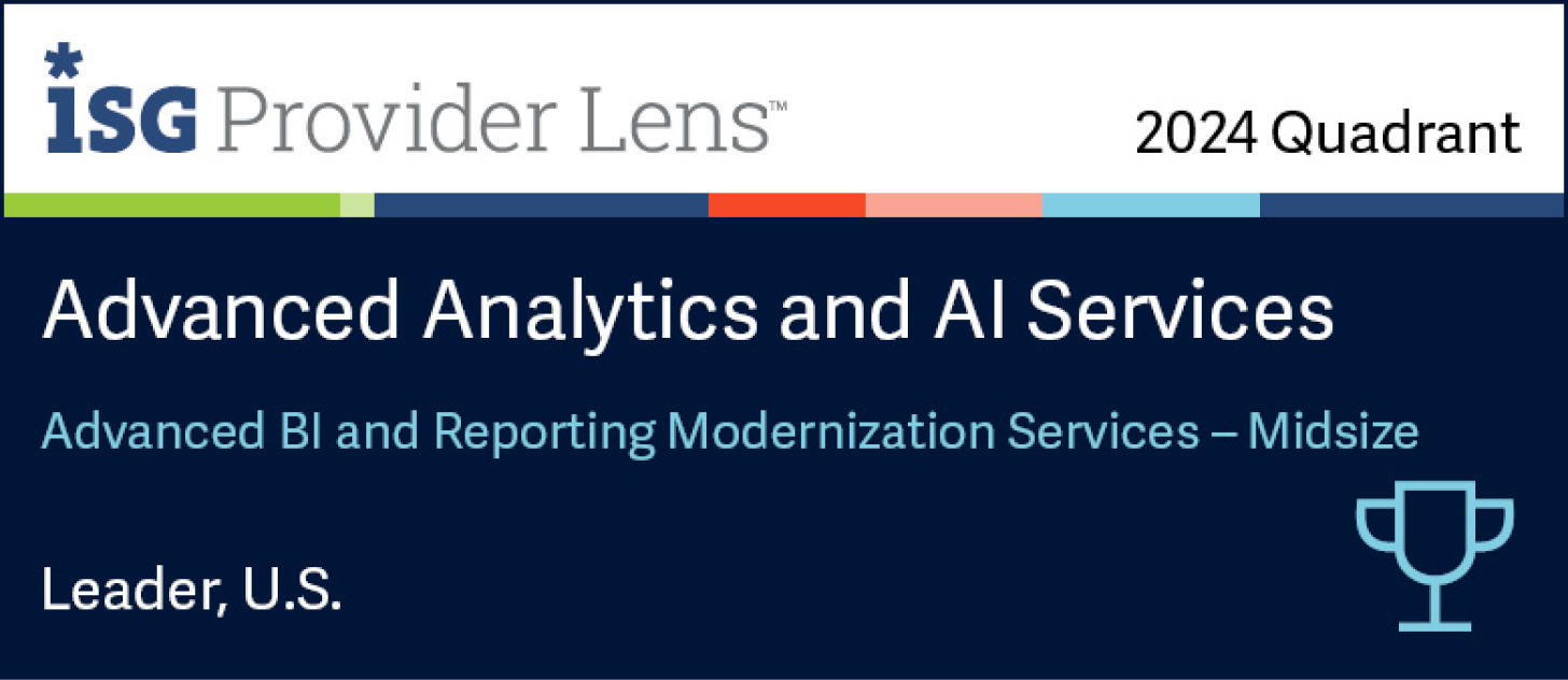 Leader in Advanced BI and Reporting Modernization Services